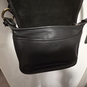 Coach Fletcher Black Leather Crossbody Bag - Women